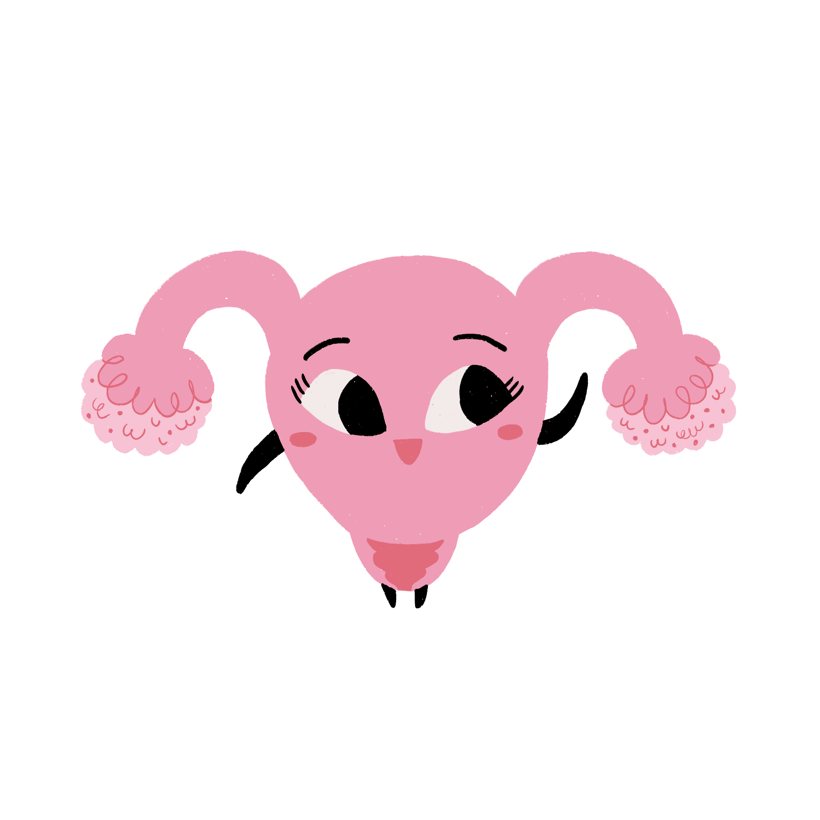 Un uterus mignon qui fait coucou